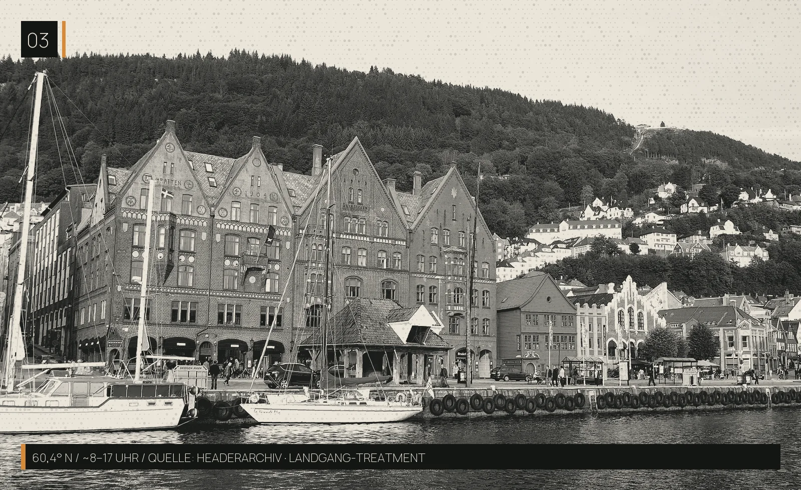 Bergen — Landgang-Panorama im LANDGANG-Duotone-System