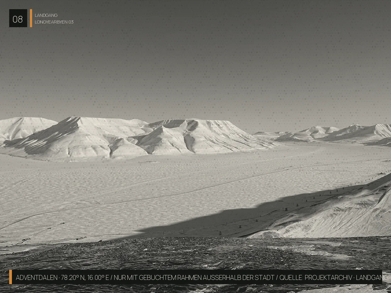 Longyearbyen — ADVENTDALEN: Wo sich die Landschaft öffnet · nur mit gebuchtem Rahmen